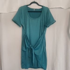 Teal Jersey Knit dress  get Burgundy dress free